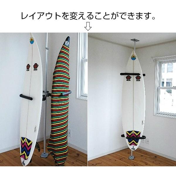 つっぱりくん 突っ張りサーフボードラック 楽天市場】サーフボードラック 天井 突っ張り棒 3m 縦 ツッパリ