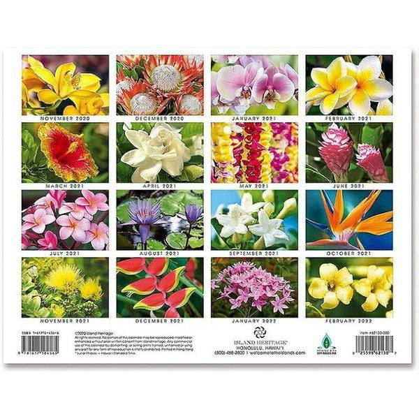 カレンダー 21 壁掛け 花 おしゃれ フラワーカレンダー ハワイ かわいいお花 版 年11月始まりカレンダー ハワイカレンダー 壁掛け カレンダー オーシャンデプトyahoo 店 通販 Yahoo ショッピング