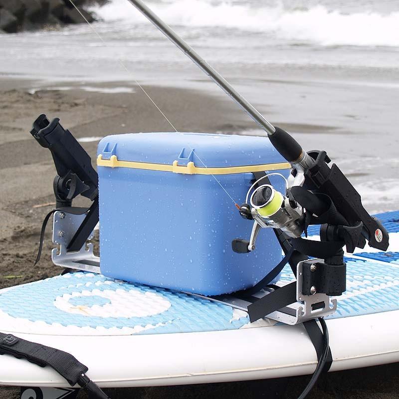 釣り具 釣り竿ホルダー SUP サップでフィッシング クーラー