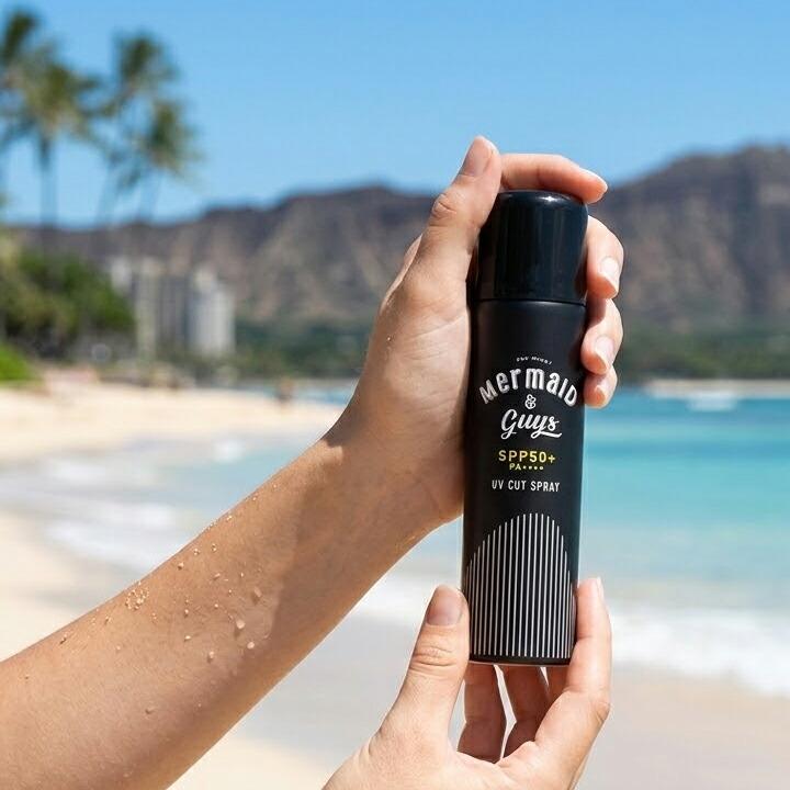 日焼け止め mura UVカットスプレー 日焼け止め SPF50 PA++++ Mermaid＆Guys マーメイド