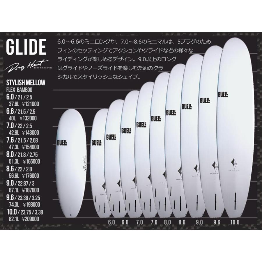 BUELL SURFBOARDS 国産品 【70％OFF】 ブエルサーフボード GLIDE 6.6 2020モデル グライド