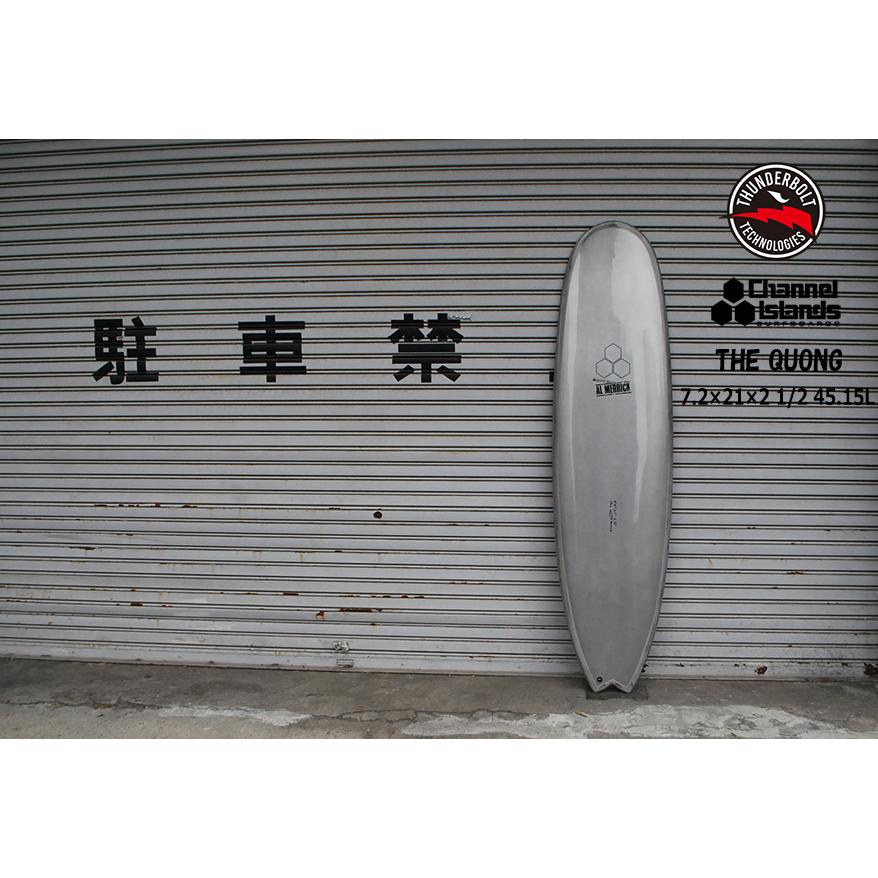 THUNDER BOLT TECHNOLOGIES × CHANNEL ISLANDS SURFBOARDS(サンダーボルトテクノロジー×チャンネルアイランドサーフボード) THE QUONG TEXALINM CARBON 7.2