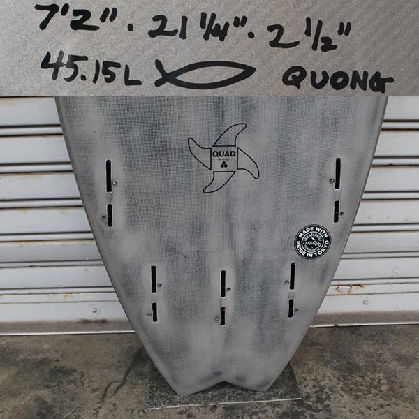 「人气商品」 THUNDER BOLT TECHNOLOGIES × CHANNEL ISLANDS SURFBOARDS(サンダーボルトテクノロジー×チャンネルアイランドサーフボード) THE QUONG TEXALINM CARBON 7.2 【CE2303649546】(82708円)