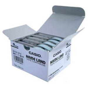 カシオ計算機(CASIO) テープ XR-9X-5P-E 透明に黒文字 9mm 5個