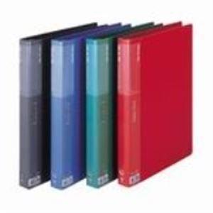 （まとめ）ビュートン リングバインダ RB-A4-B 25mm 30穴 A4S 青〔×10セット〕