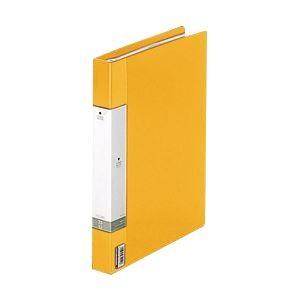 （まとめ） リヒトラブ リクエスト・クリヤーブック A4判タテ型（25ポケット）・30穴 G3802-5 黄 1冊入 〔×3セット〕