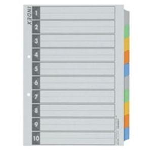 (業務用100セット) ジョインテックス インデックスA4S 5色10山 5組 D026J-10Y