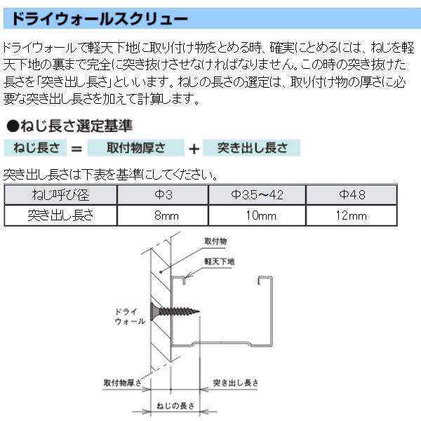 軽天・内装工事用ビス K4-32 3.5×32 ラッパ頭 [1000本入]〔0010-00083〕｜oceaniaclub｜03