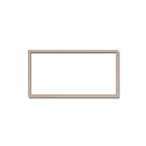 〔長方形額〕木製額 縦横兼用額 カラー4色展開 カラー長方形額（400×250mm） ピンクベージュ