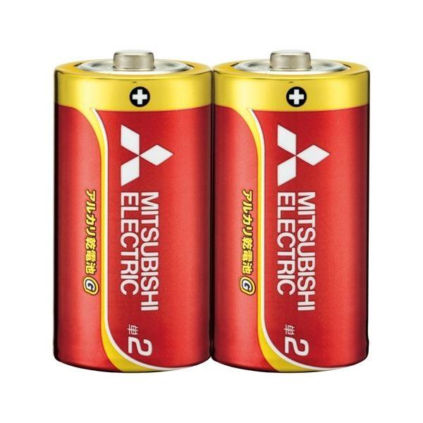 かわいい！かわいい！（まとめ） 三菱電機 三菱電機アルカリ乾電池 単2形 10本〔×10セット〕 電池、充電池アクセサリー 