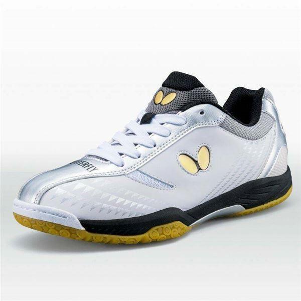 【最終】 Butterfly（バタフライ） 卓球シューズ BUTTERFLY LEZOLINE GIGU レゾライン ギグ ホワイト×シルバー 28.0cm 【P2187381592】(12454円)