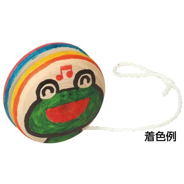 （まとめ）木製コンパクトヨーヨー〔×30セット〕