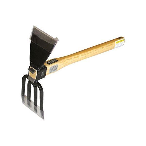 (まとめ) トンボ工業 片手鍬 イカ型102 AZU-102 1個 〔×3セット〕