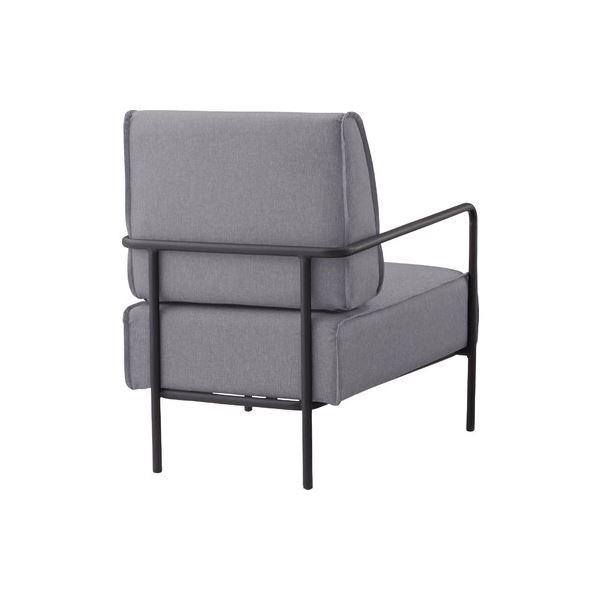お買い得！ ラウンジチェア グレー 完成品 【A7192434048】(25824円)