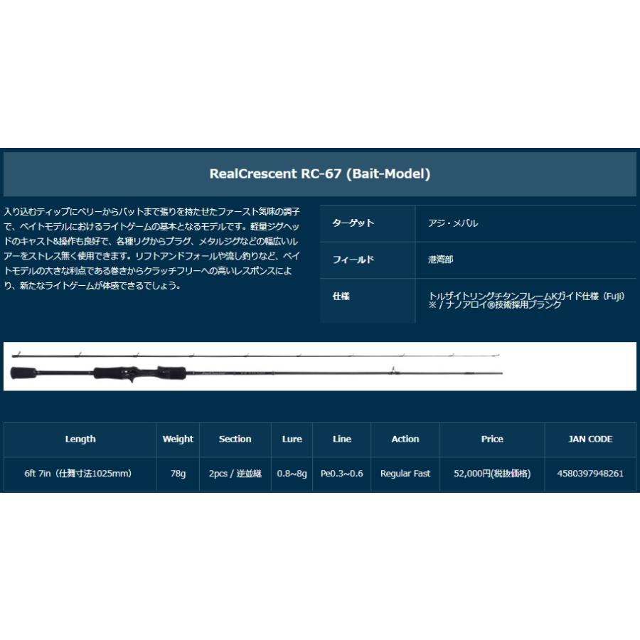 メーカー取り寄せ商品・納期1ヵ月】リップルフィッシャー リアルクレセント RC-67 (Bait-Model) Ripple Fisher  RealCrescent : 鶴ヶ島タックルアイランド - 通販 - Yahoo!ショッピング