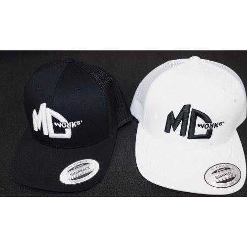 192) MCワークス トラッカーキャップ2022 HALF MESH TRUCKER CAP