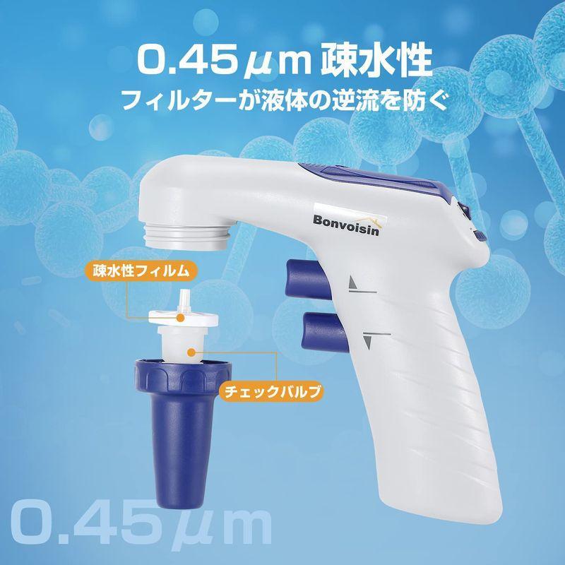 Bonvoisin　電動ピペット　デジタルピペット　コントローラー　0.1-100　ml　充電式　日本語マニュアル