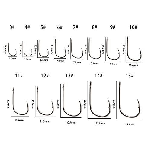 10 Off May 1 釣りフック 釣り針 フィッシュフック 伊勢尼 スチール 管付き 高炭素鋼 高耐食性 13サイズ選べる 100本 お徳用釣り針セット 収納ボ 釣り針 Www We Job Com