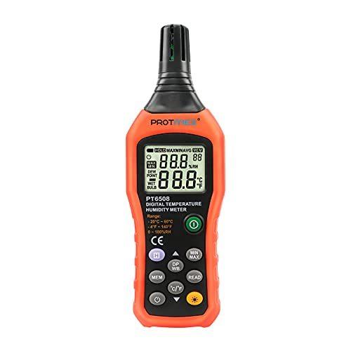豪華で新しい Protmex MS6508 デジタル温度湿度計 デジタル湿度モニタ ?と 温度計 湿度計 ?と 露点 そして 湿球温度湿度計 その他キッチン、日用品、文具