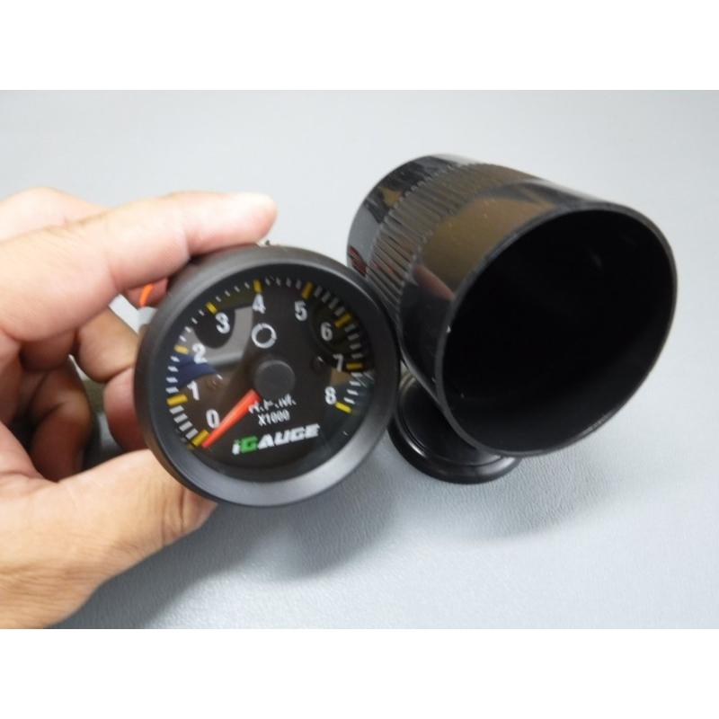 国際ブランド 0 8000rpmタコメーター52f ブラックパネル 4 6 8気筒切替 Iedeminas Edu Co