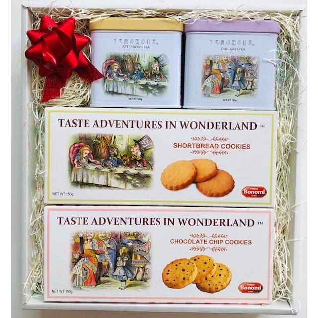 不思議の国の紅茶2缶amp クッキー の贈り物 送料半額 Pavlovastudio Ru