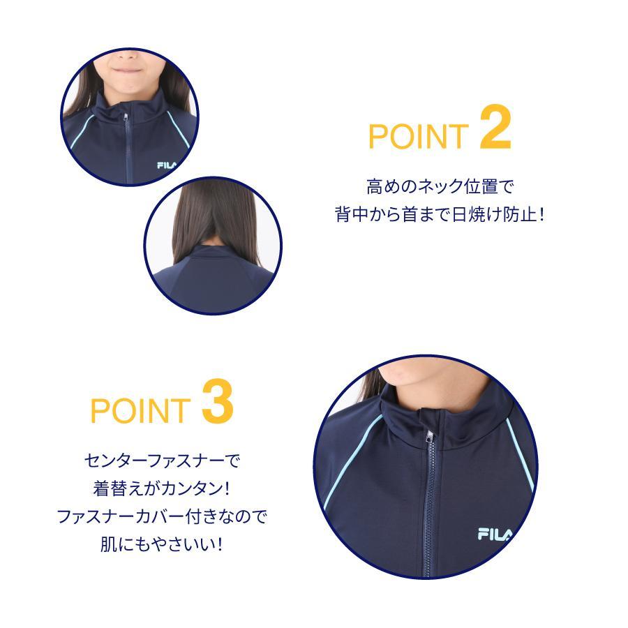 じじさま 楽天市場】FILA フィラ スクール フルジップ 長袖 ラッシュガード