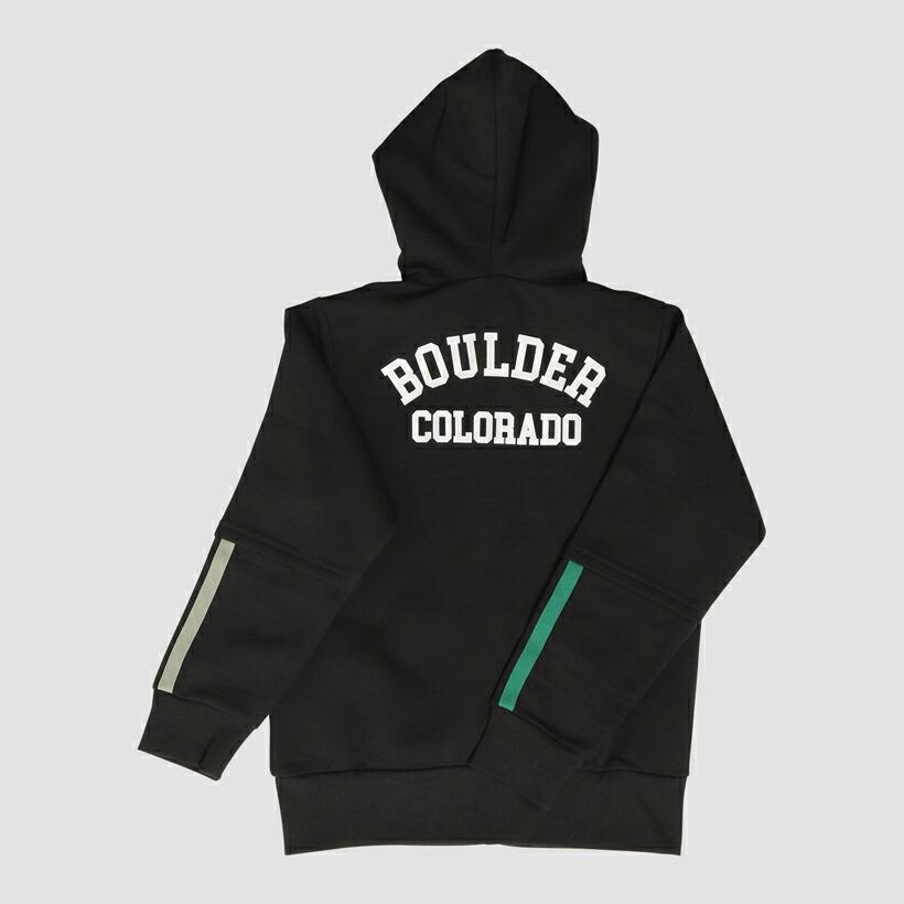 CROCS クロックス バイカラーロゴデザイン裏起毛ZIPUPスウェットパーカー キッズ 140244 ボーイズ裏起毛ジップパーカー