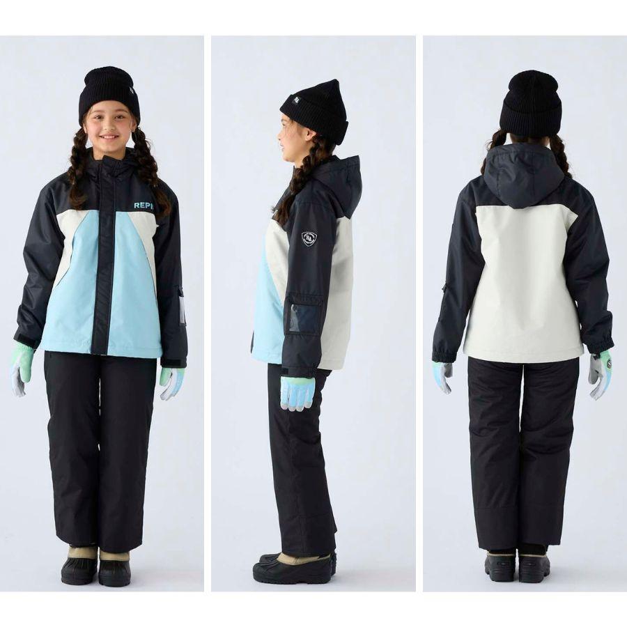 スノーウェア 上下セット レピピ キッズ 女の子 スキーウェア