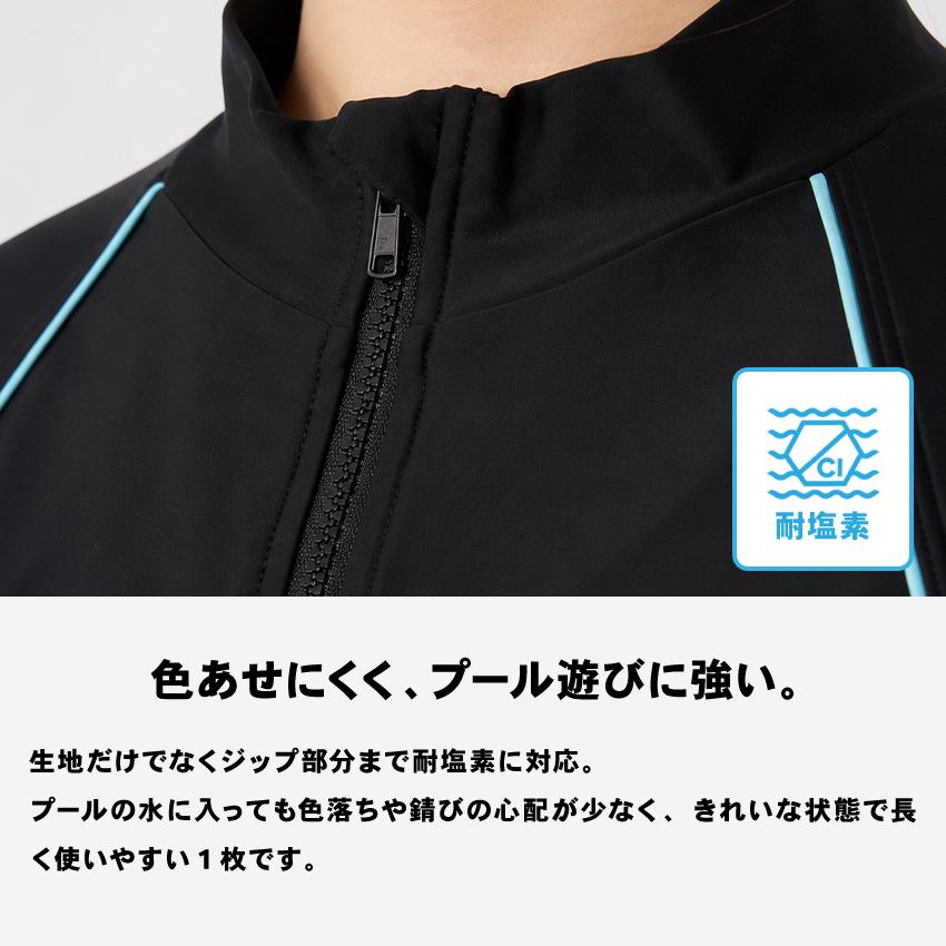 FILA（フィラ） ラッシュガード キッズ スクール水着 フードなし 長袖