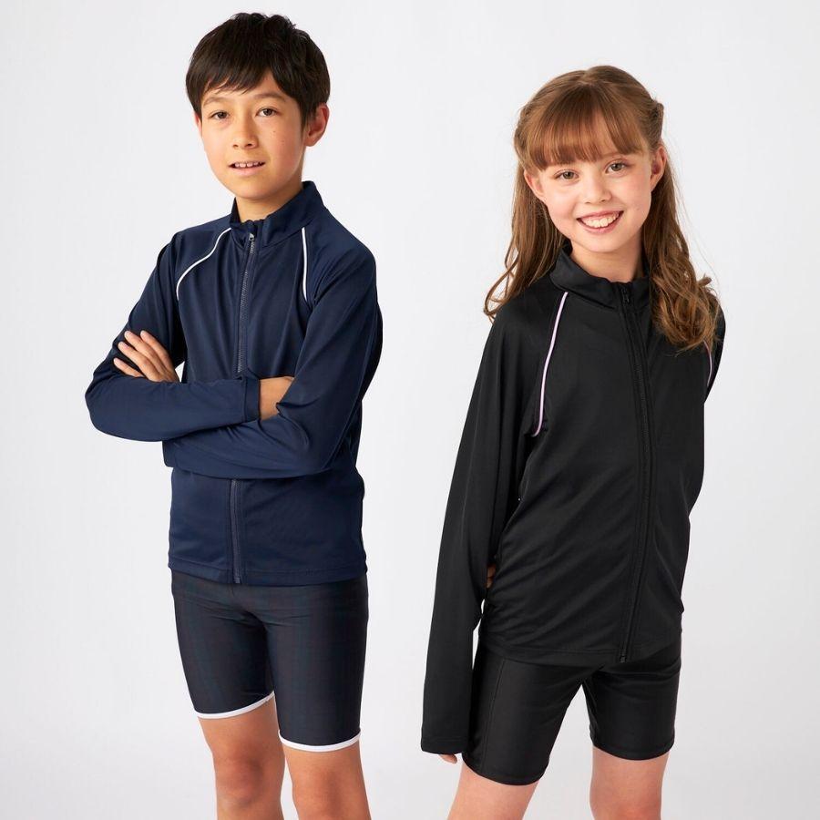 FILA（フィラ） ラッシュガード キッズ スクール水着 フードなし 長袖