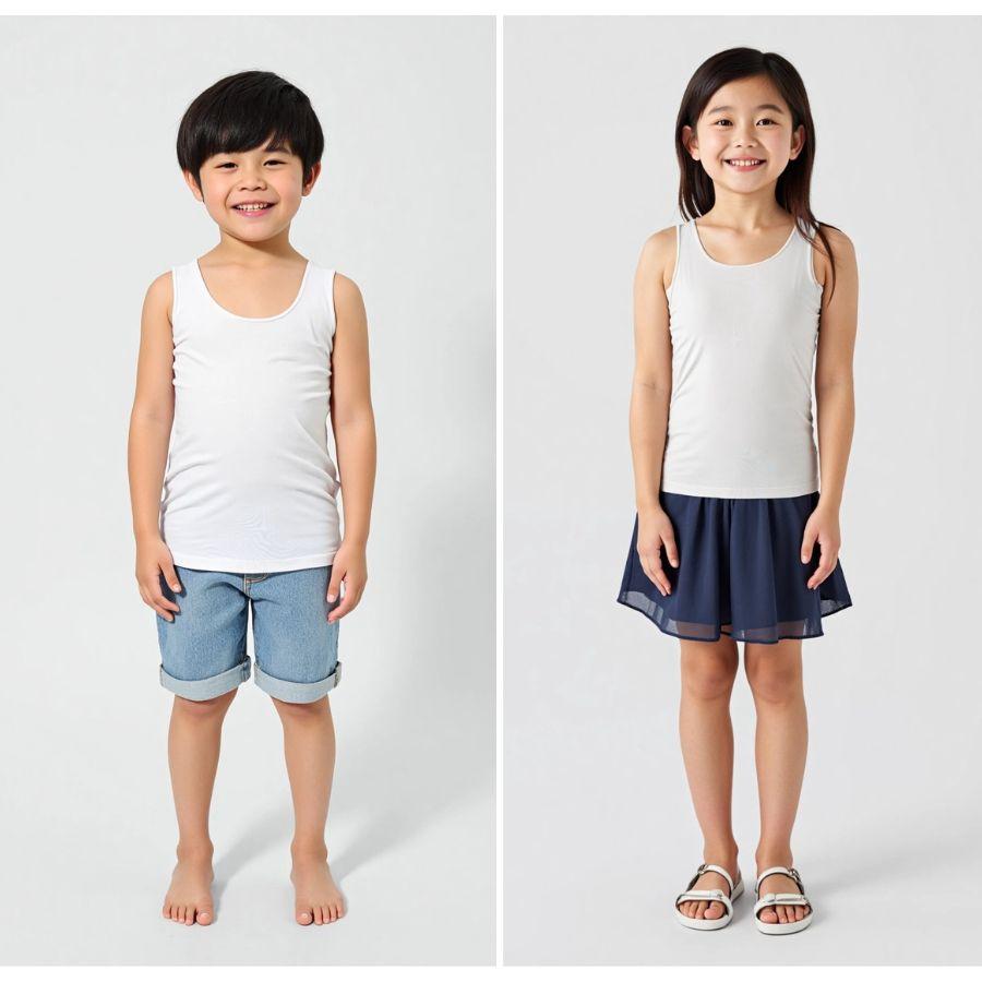 接触冷感インナー 2枚組 キッズ キャミソール UVカット 吸汗速乾 SNC スーパーナイロンクール 176200 |  | 09