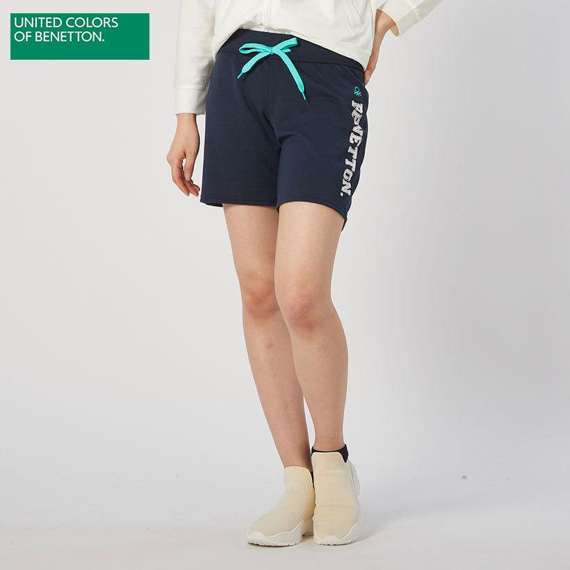レディース 水陸両用ショートパンツ 水着ボトム 水着パンツ 単品パンツ Benetton ベネトン ジャージパンツ ショートパンツ ネイビー 26クリアランスセール Oceanweb Paypayモール店 通販 Paypayモール