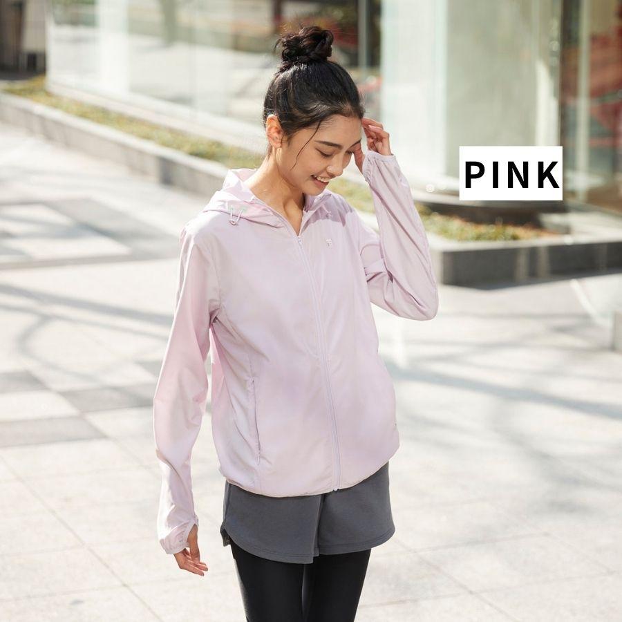 FILA ラッシュガード レディース 長袖 uvカットパーカー 日焼け