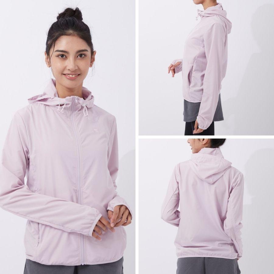 FILA ラッシュガード レディース 長袖 uvカットパーカー 日焼け