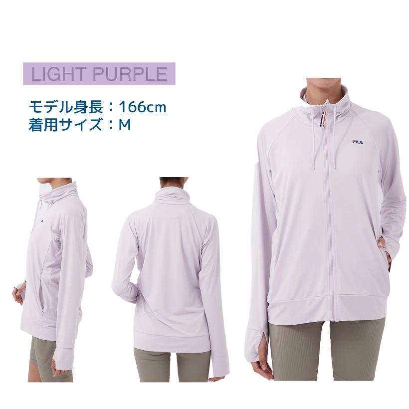 FILA（フィラ） ラッシュガード レディース 長袖 フードなし uvカット