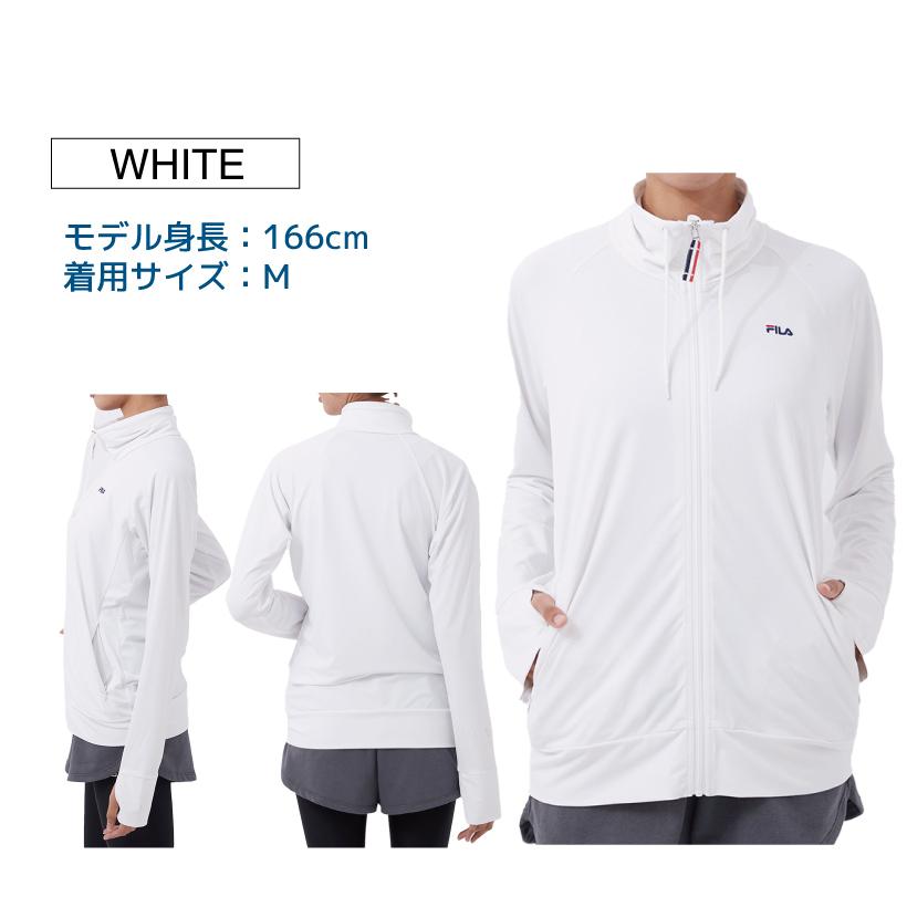 FILA（フィラ） ラッシュガード レディース 長袖 フードなし uvカット