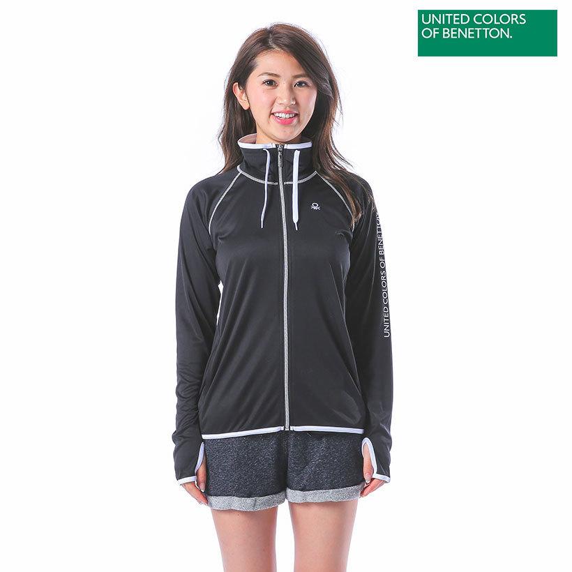 レディース スタンドネック ラッシュガード 日焼け対策 Uvカット レギュラーサイズbenetton ベネトン 接触冷感 ブラッククリアランスセール Bk Oceanweb Yahoo Japan店 通販 Yahoo ショッピング