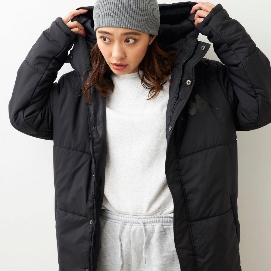 Kappa ベンチコート ダウンジャケット レディース KAPPA 中綿 Kappa ベンチコート ダウンジャケット レディース KAPPA 中綿