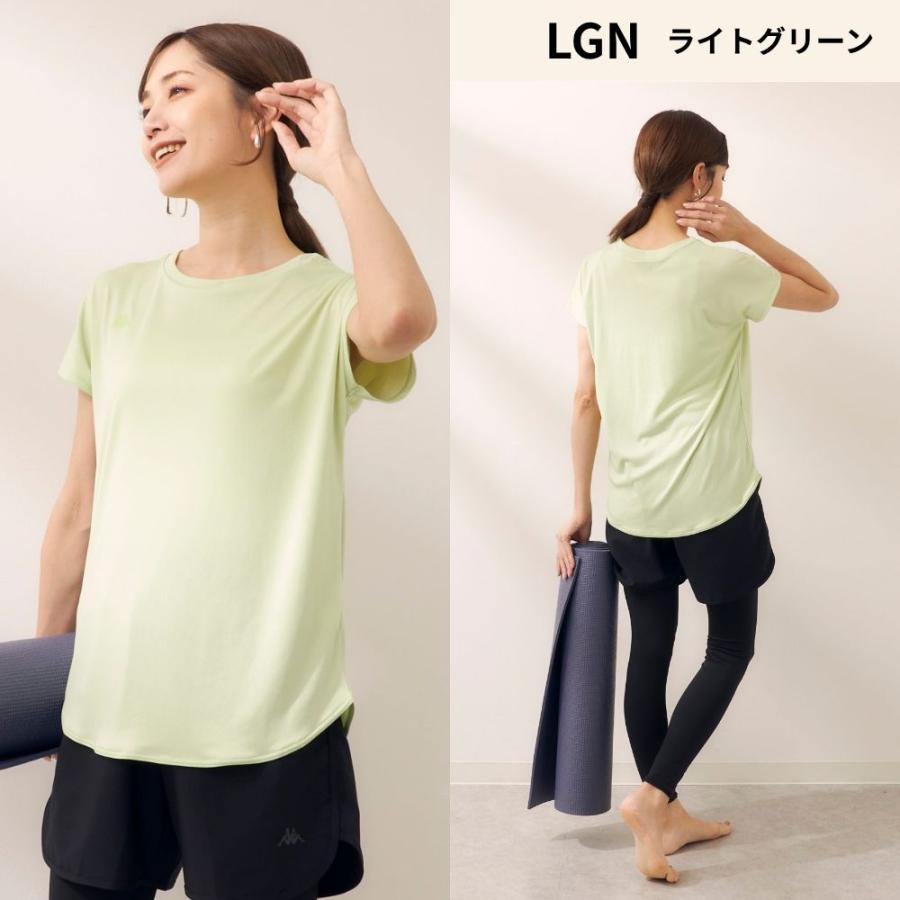 Kappa（カッパ） フィットネスウエア レディース 半袖Tシャツ