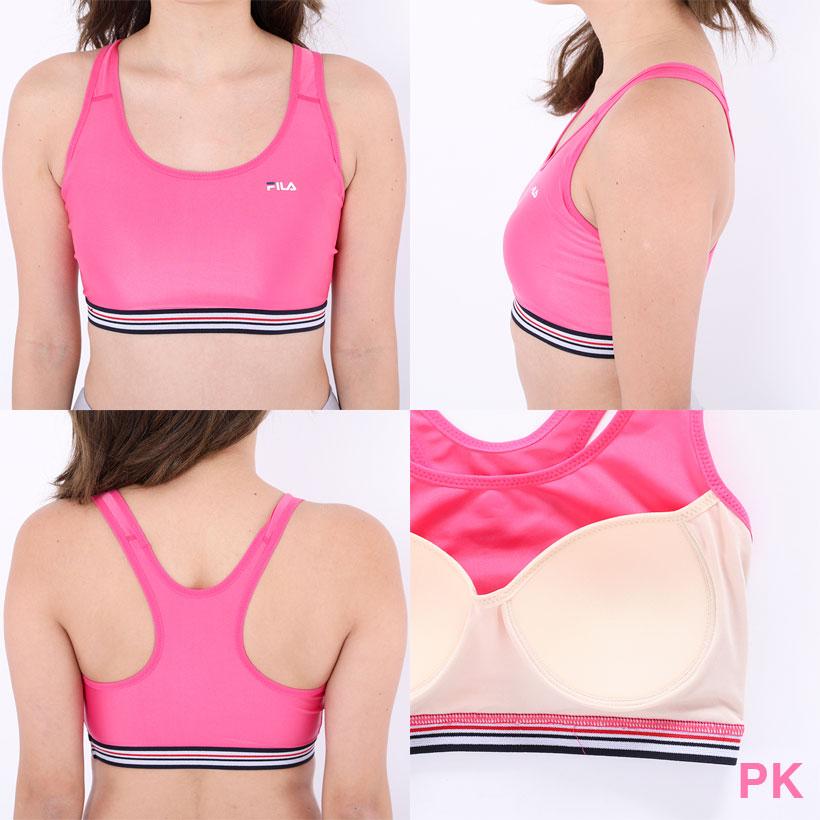 FILA（フィラ） スポーツブラ レディース Yバックブラトップ カップ付