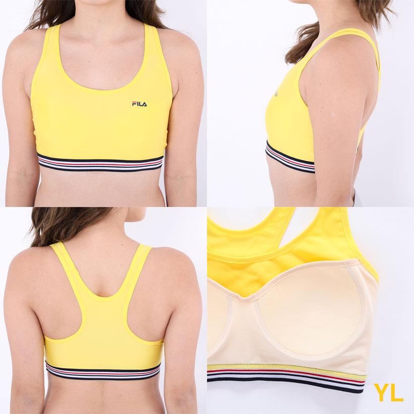 FILA（フィラ） スポーツブラ レディース Yバックブラトップ カップ付
