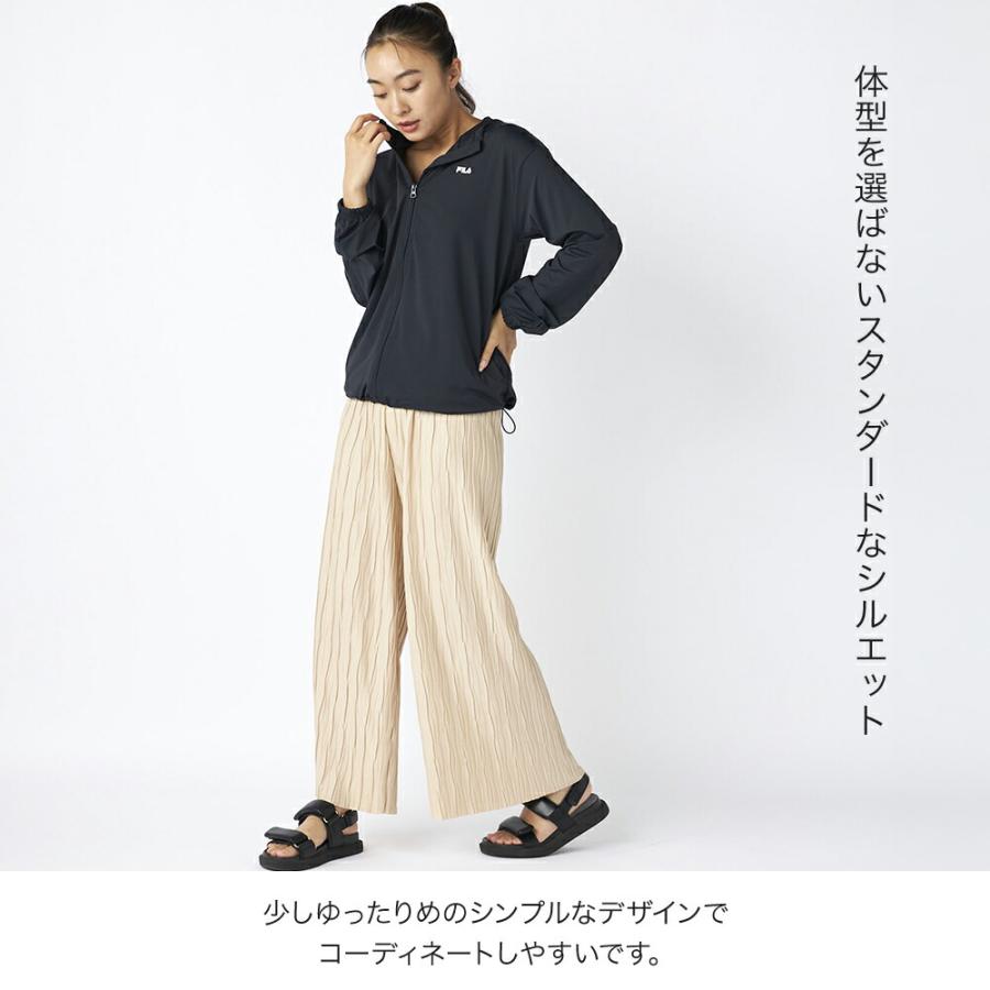 FILA（フィラ） 超接触冷感ラッシュガード UVカット パーカー スーパー