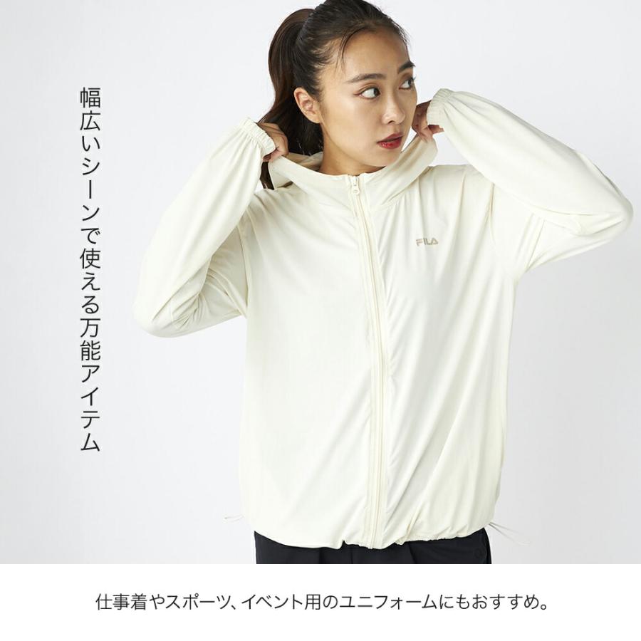 FILA（フィラ） 超接触冷感ラッシュガード UVカット パーカー スーパー