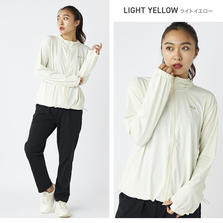 FILA（フィラ） 超接触冷感ラッシュガード UVカット パーカー スーパー