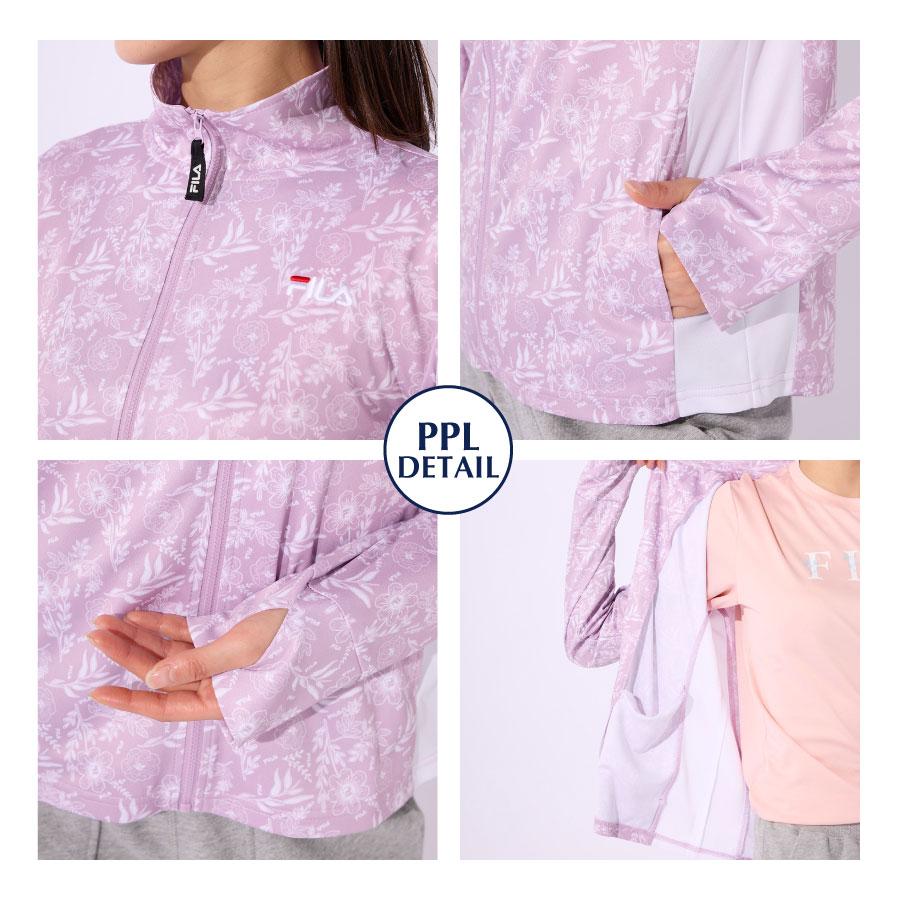 FILA（フィラ） レディース ジャケット ジップアップ フィットネス UV