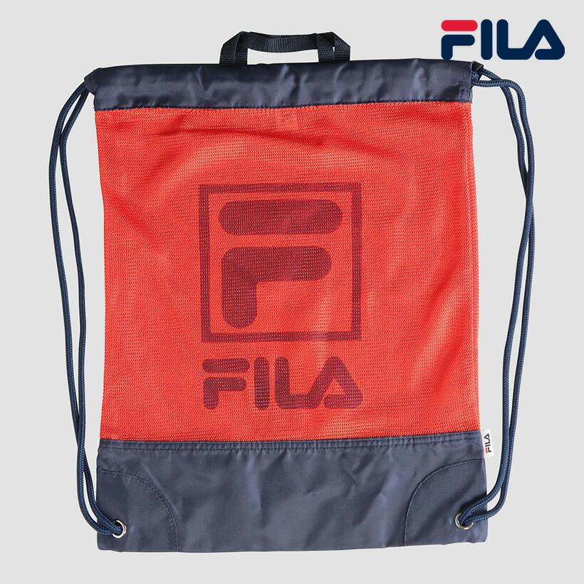 かわいい新作 バッグ ナップサック メッシュ素材 フィラ アウトレット Wantannas Go Id