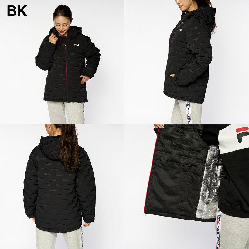 FILA（フィラ） レディース エンボスジャケット 中綿ジャケット 防風 