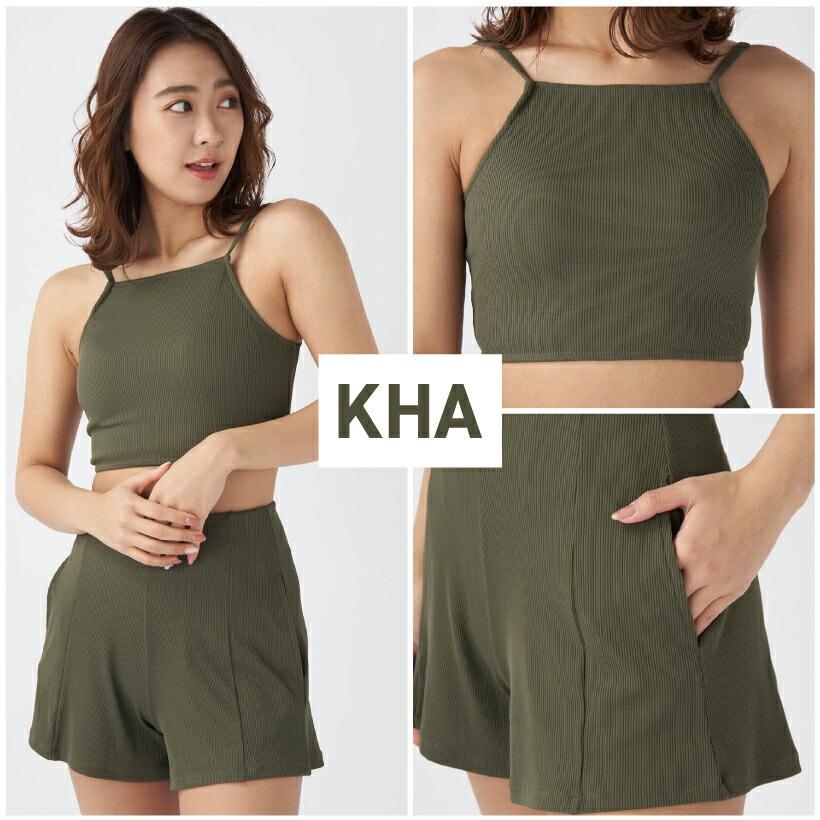 Ocean Pacific レディース 水着 セット キャミ＆ショートパンツ