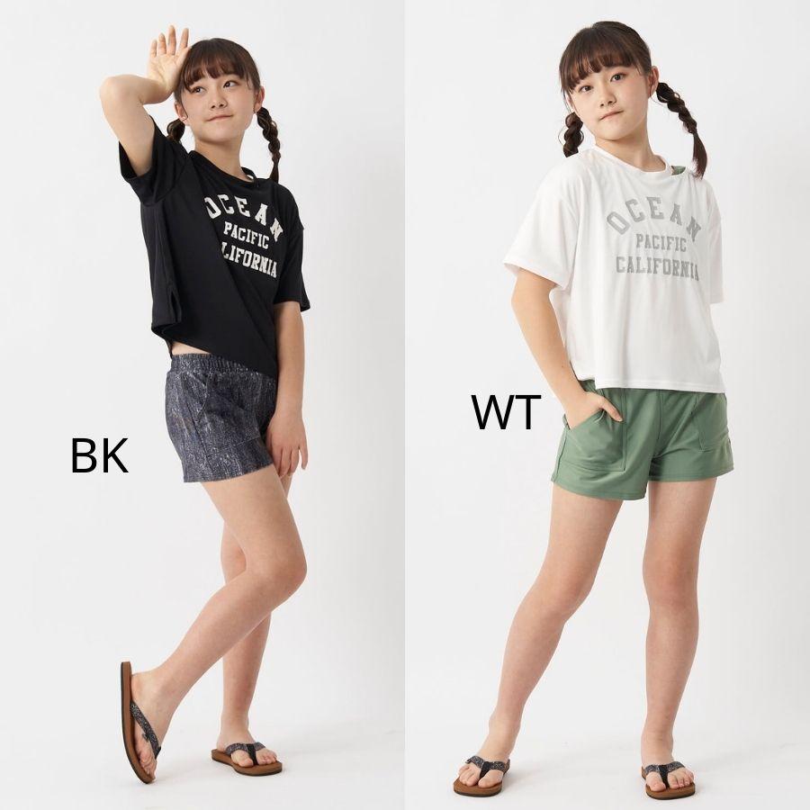 水着3点セット キッズ Tシャツ＋水着 OP KIDS 女児 女の子 水泳 プール