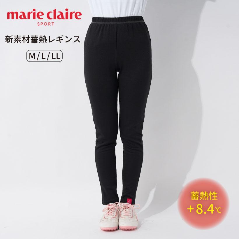 Marie Claire（マリ クレール） レディース レギンス 防寒 クレイジーホット 蓄熱 暖かい ブラック 732903 ...